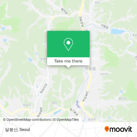 달봉산 map