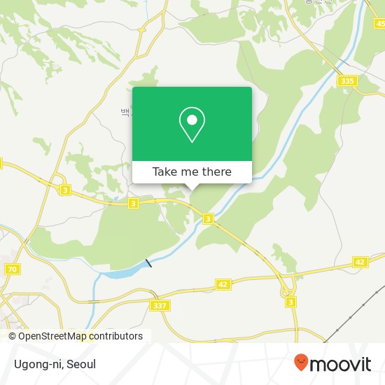 Ugong-ni map