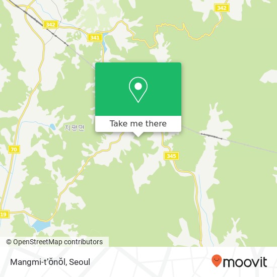 Mangmi-t’ŏnŏl map