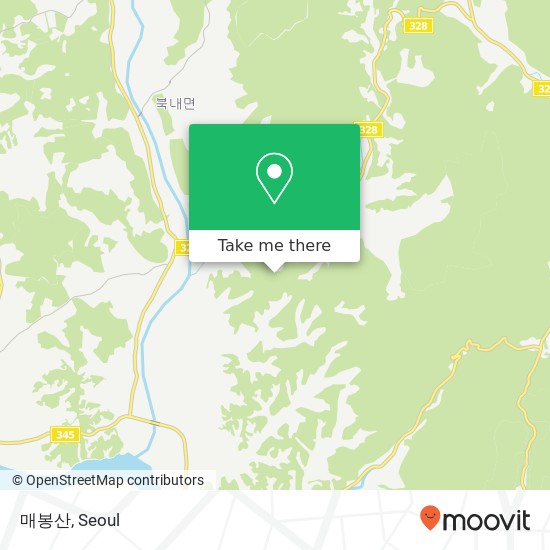 매봉산 map