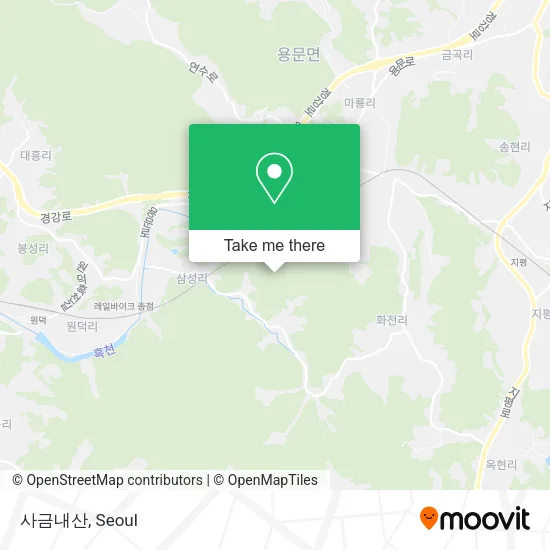 사금내산 map