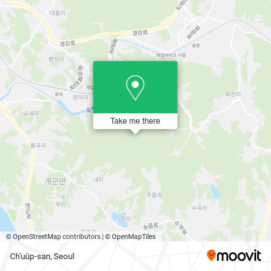 Ch’uŭp-san map