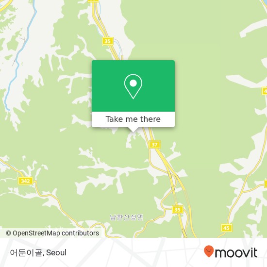 어둔이골 map