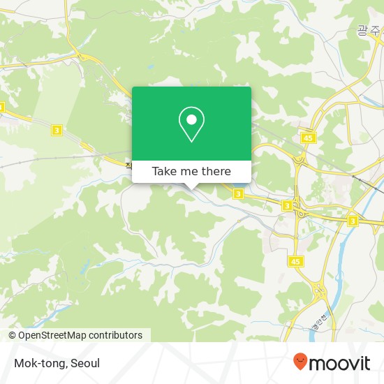 Mok-tong map