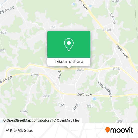 오천터널 map