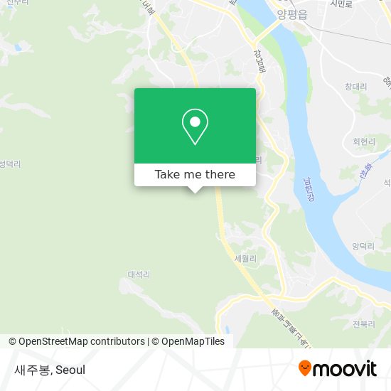 새주봉 map