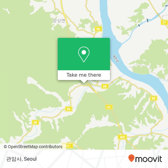 관암사 map