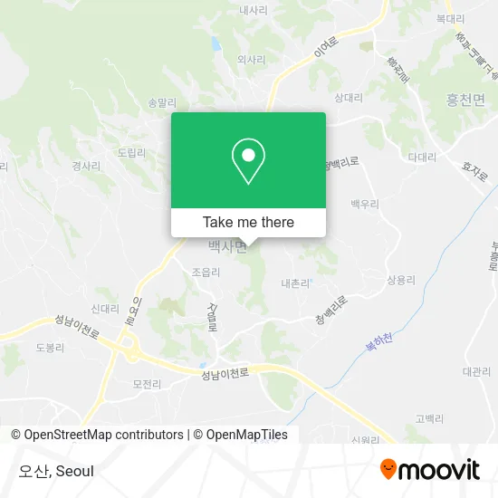 오산 map