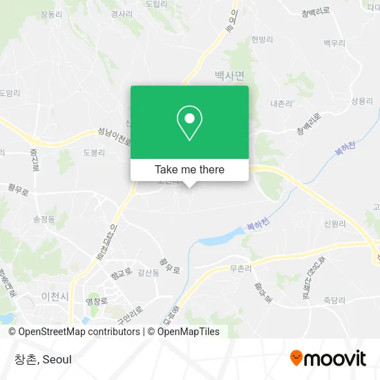 창촌 map