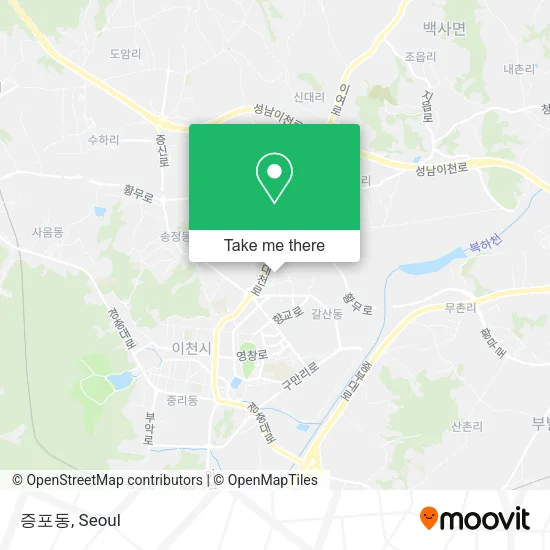 증포동 map