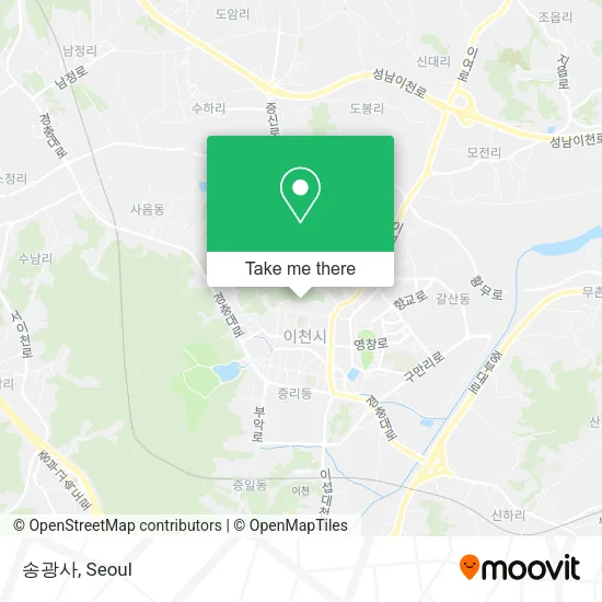 송광사 map