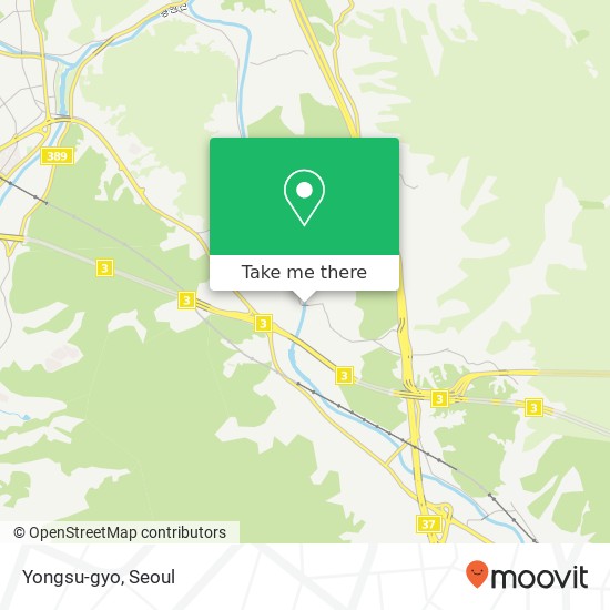 Yongsu-gyo map