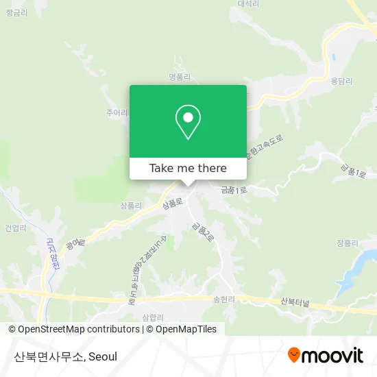 산북면사무소 map