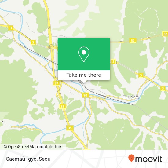 Saemaŭl-gyo map