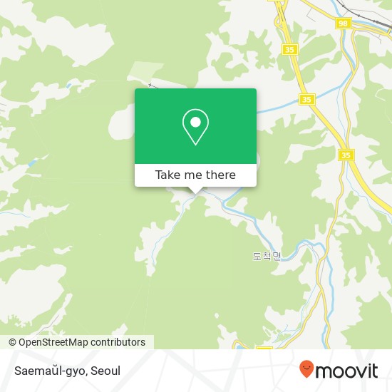 Saemaŭl-gyo map