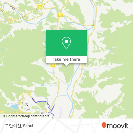 구만이산 map