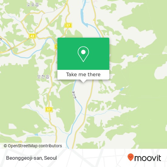 Beonggeoji-san map