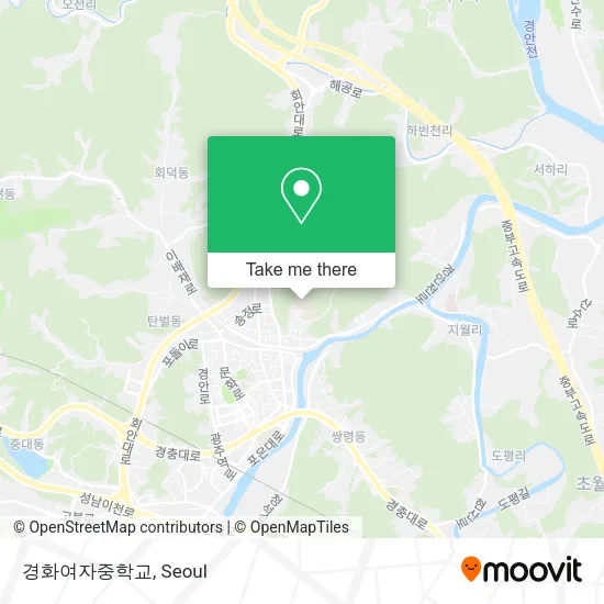 경화여자중학교 map