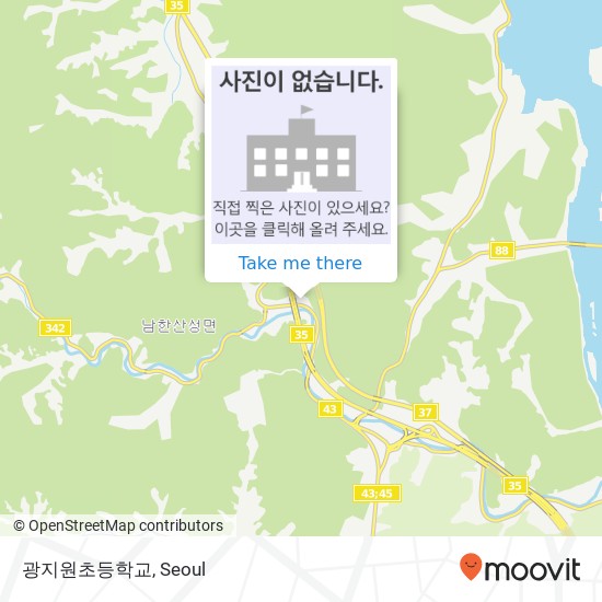 광지원초등학교 map