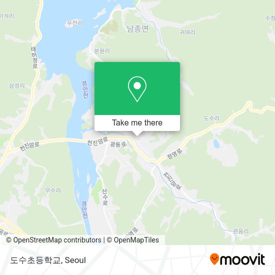 도수초등학교 map