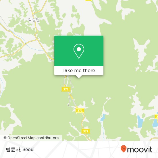 법륜사 map