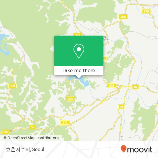 효촌저수지 map