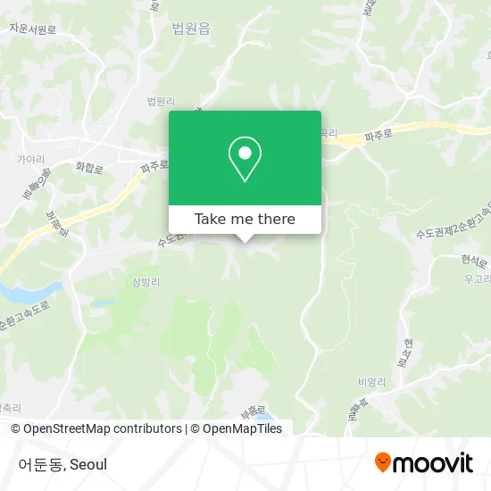 어둔동 map