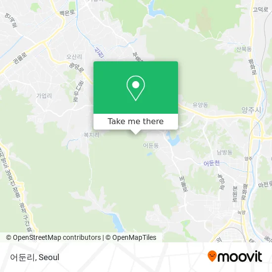어둔리 map
