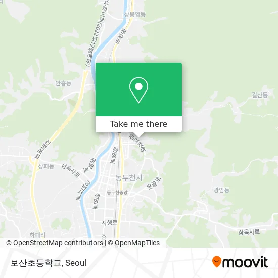 보산초등학교 map