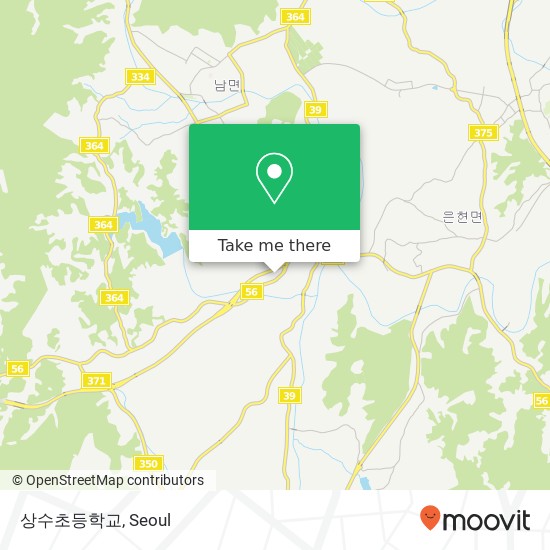 상수초등학교 map