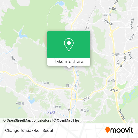Changch’unbak-kol map