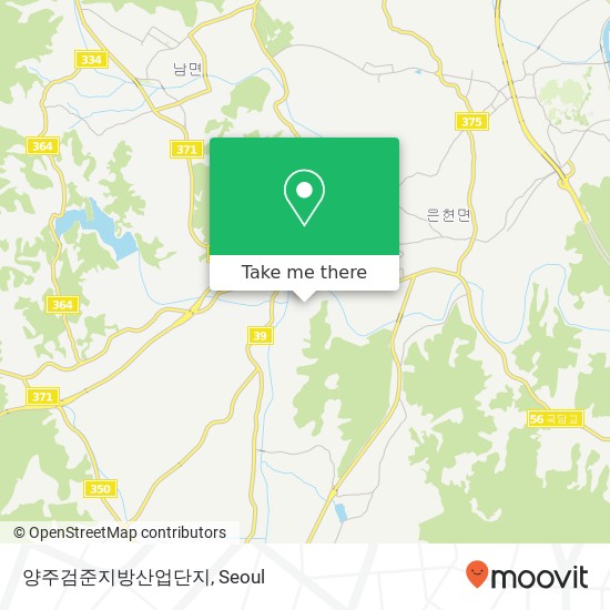 양주검준지방산업단지 map