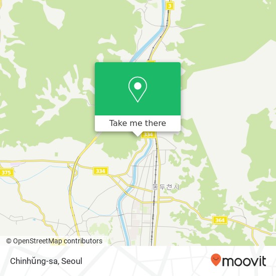 Chinhŭng-sa map