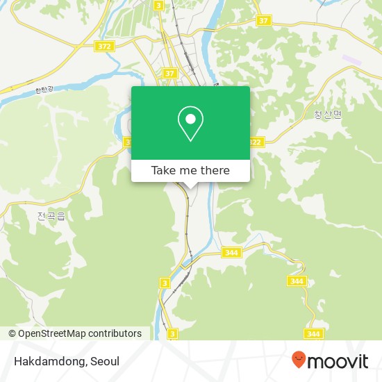 Hakdamdong map