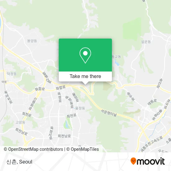 신촌 map