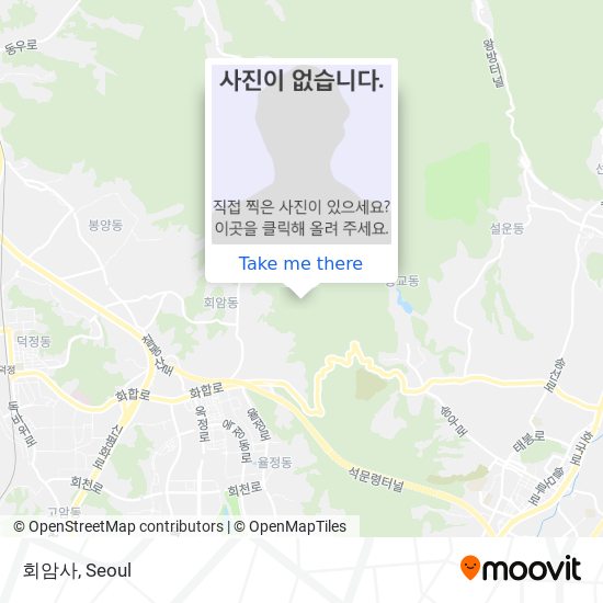 회암사 map