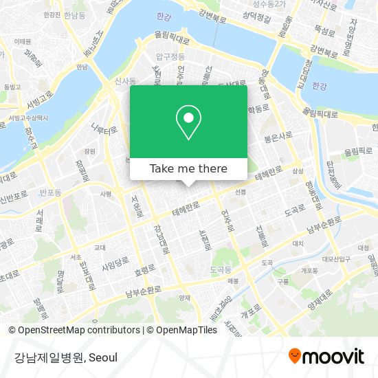 강남제일병원 map