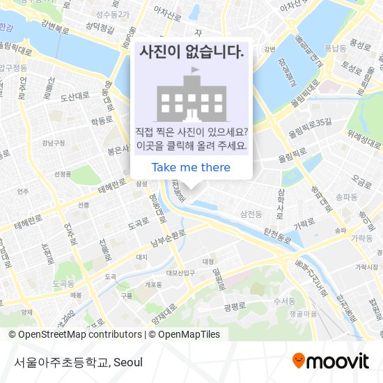 서울아주초등학교 map