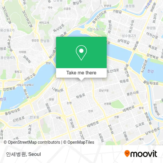 안세병원 map