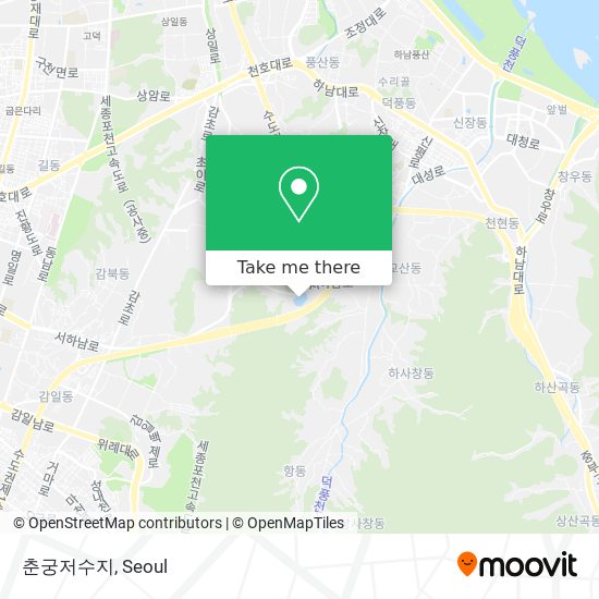 춘궁저수지 map