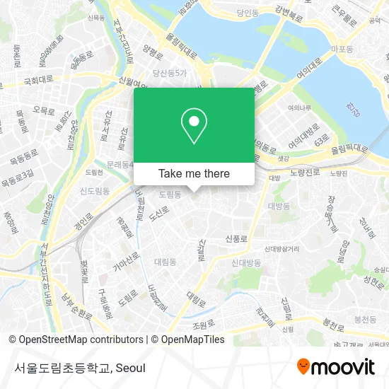 서울도림초등학교 map