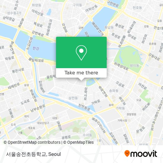 서울송전초등학교 map