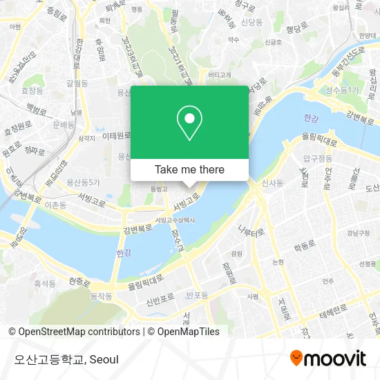 오산고등학교 map