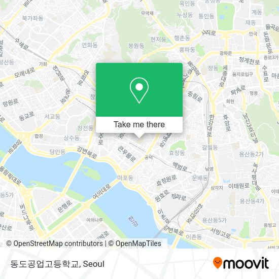 동도공업고등학교 map