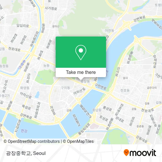 광장중학교 map