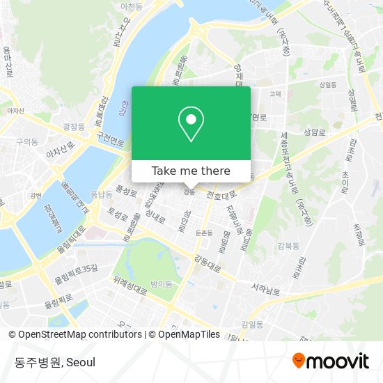 동주병원 map