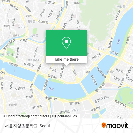 서울자양초등학교 map