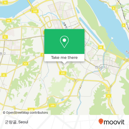 군량골 map