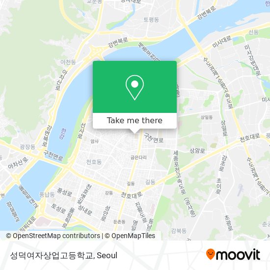 성덕여자상업고등학교 map