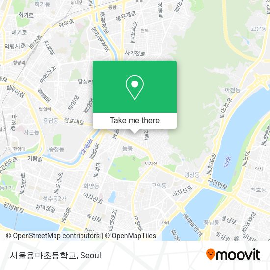 서울용마초등학교 map
